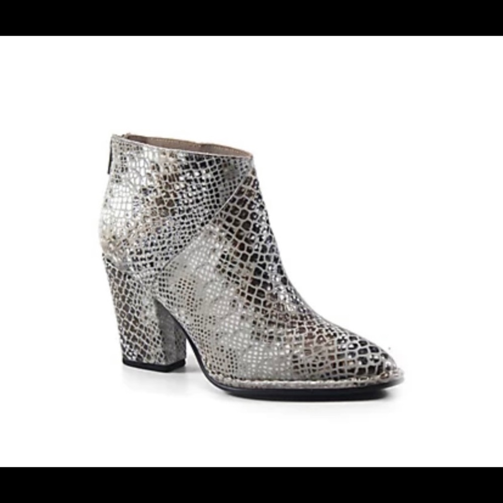 DibaTrue Pay Phone Snake Print Booties